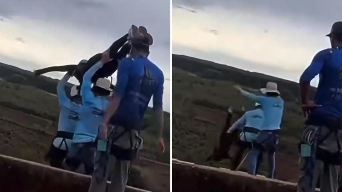 Mujer muere haciendo 'puenting' al ser lanzada por instructores que olvidaron atar la cuerda de seguridad (VIDEO)