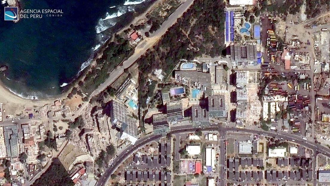 VISTA SATELITAL del antes y después de los potentes terremotos en Venezuela