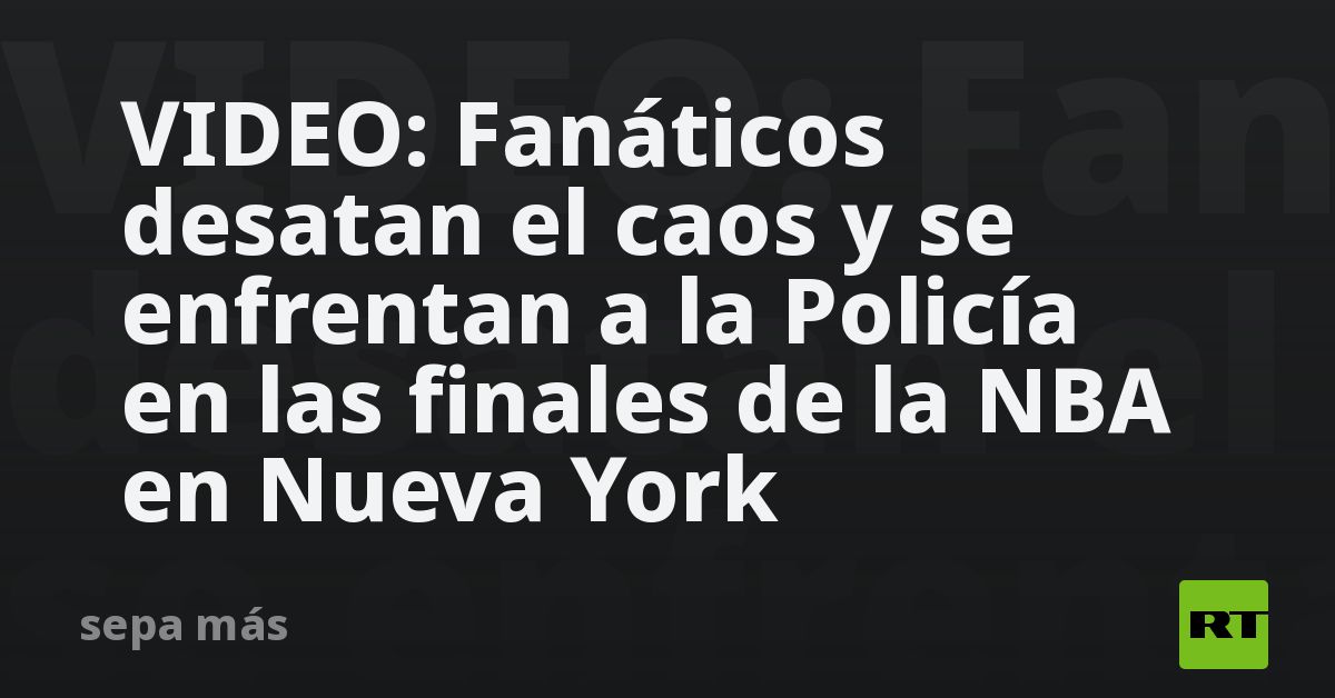VIDEO: Fanáticos desatan el caos y se enfrentan a 