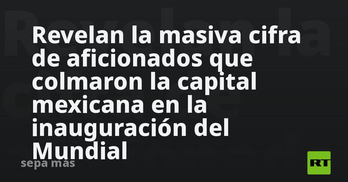 Revelan la masiva cifra de aficionados que colmaro