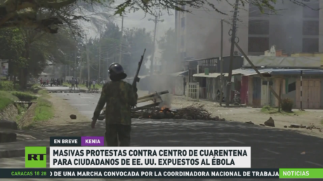Protestas masivas contra la creación de un centro de cuarentena para ciudadanos de EE.UU. en Kenia