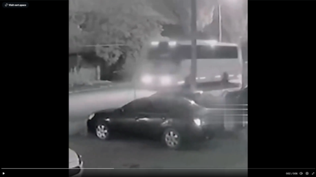 Momento exacto del ataque mortal de Kiev contra un autobús de pasajeros (VIDEO)