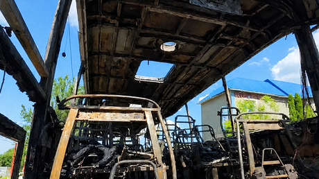 "Crueldad sin precedentes": Zajárova comenta a RT ataque mortífero de Kiev contra un bus de pasajeros