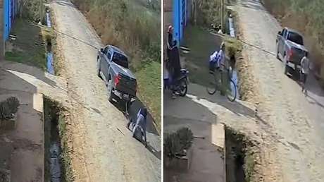 "Esto le hago a las ratas": Persigue a un ladrón, lo ata a una camioneta y lo arrastra por las calles