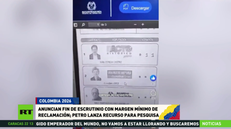 Anuncian fin del escrutinio en Colombia, con margen mínimo de reclamo, y Petro interpone un recurso