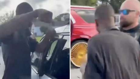 Hombre 'hackea' patrulla en menos de 10 segundos mientras policías miran atónitos (VIDEO)