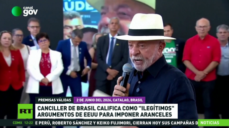 Canciller de Brasil califica como "ilegítimos" los argumentos de EE.UU. para imponer aranceles