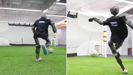 VIDEO: China presenta una 'selección' de futbolistas robots