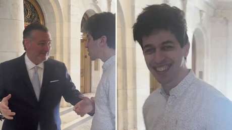 Activista humilla a senador de EE.UU. aliado de Israel (VIDE