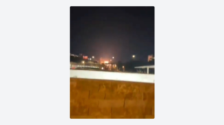 VIDEO: Momento del impacto de un misil iraní en el norte de Israel