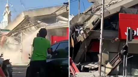 VIDEOS de la destrucción causada por potente sismo en Filipi