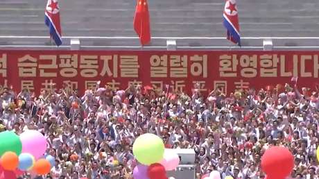 VIDEO: Kim Jong-un encabeza gran ceremonia de bien