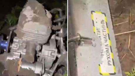 "Dron ucraniano" se estrella y explota en un país 