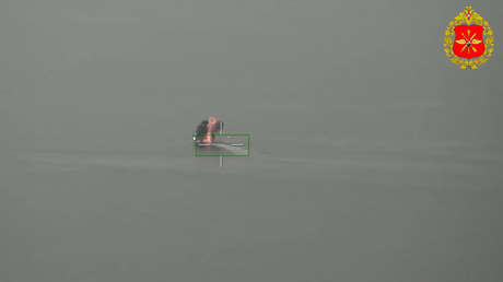 VIDEO: dron suicida ruso hunde un patrullero ucran