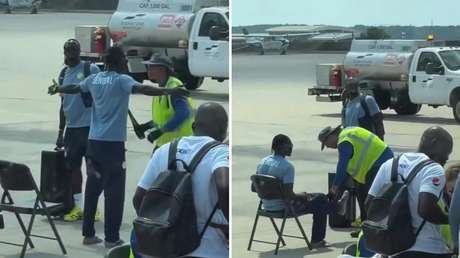 VIDEO: La selección de Senegal es sometida a un exhaustivo control en EE.UU. antes del Mundial