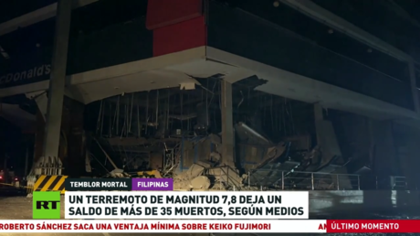 Un terremoto de magnitud 7,8 en Filipinas deja un saldo de más de 35 muertos