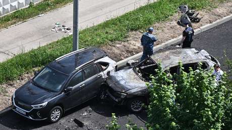 Detonan un coche en la provincia de Moscú