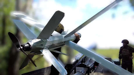 Golpe desde el aire: un dron ruso destruye equipo 