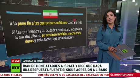 Irán detiene ataques a Israel y promete una respuesta fuerte si sigue la agresión a Líbano
