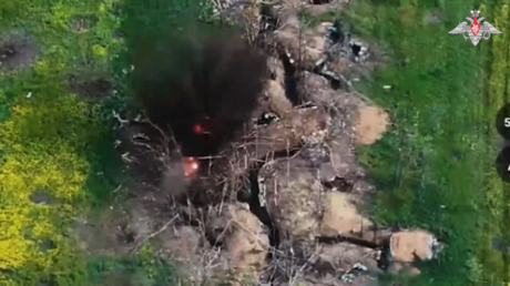VIDEO: Artillería rusa aplasta defensas ucranianas