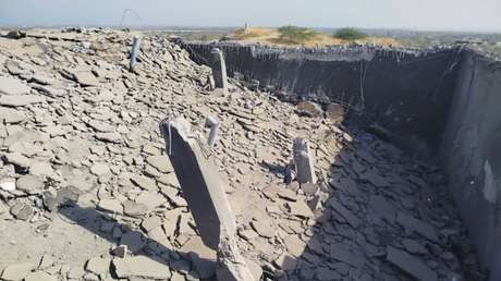 IMÁGENES de la destrucción de depósitos de agua po