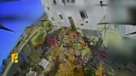 VIDEO: Un dron de Hezbolá impacta por detrás a un 
