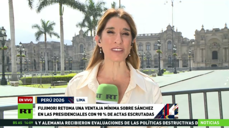 Fujimori retoma una ventaja mínima sobre Sánchez en las presidenciales con 98 % de actas escrutadas