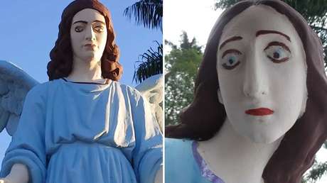 Restauran estatuas sacras en Brasil y el resultado es casi blasfemo