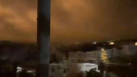 IMÁGENES de una intensa ofensiva nocturna de Israel en el Líbano