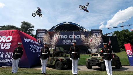 Motocross en la Casa Blanca: el insólito festejo de Trump por sus 80 años (VIDEO)