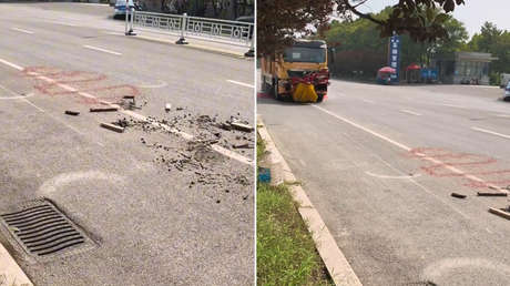 Tecnología que deja boquiabierto: máquina china limpia basura callejera EN SEGUNDOS (VIDEO)