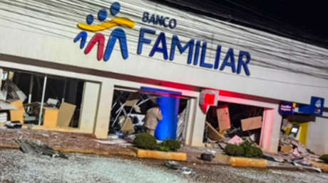 Comando armado ataca tres bancos y una casa de cambio en Paraguay (VIDEO, FOTOS)