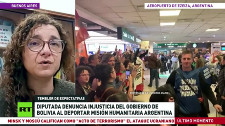 Diputada argentina denuncia injusticia del Gobierno de Bolivia tras la deportación de la misión humanitaria desde La Paz