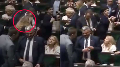 VIDEO: Diputada polaca se desmaya tras acolorada discusión en plena sesión
