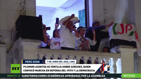 Fujimori acentúa su ventaja sobre Sánchez, quien convoca marcha en defensa del voto