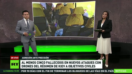 Al menos cinco fallecidos en nuevos ataques con drones del régimen de Kiev a objetivos civiles