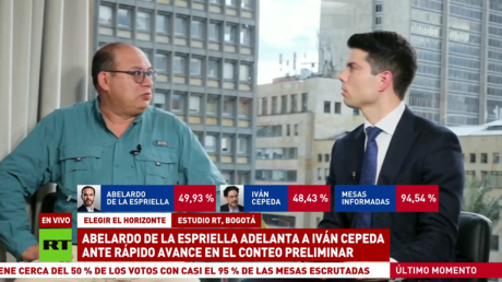 Abelardo de la Espriella adelanta a Iván Cepeda ante rápido avance en el conteo preliminar
