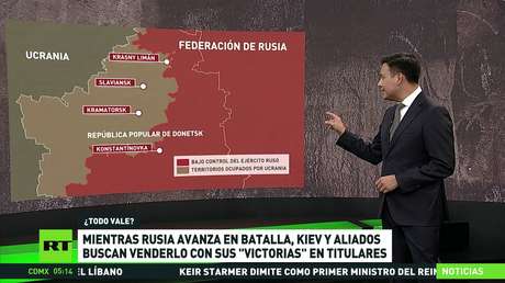 Mientras Rusia avanza en el campo de batalla, Kiev y sus aliados intentan vender sus "victorias" en los titulares