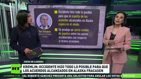 Kremlin: Occidente hizo todo lo posible para que fracasaran los acuerdos alcanzados en Alaska
