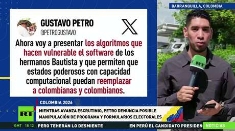 Mientras avanza el escrutinio, Petro denuncia una posible manipulación del programa y de los formularios electorales