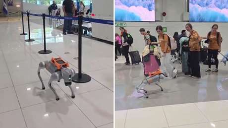 VIDEO: Robot escanea drogas a pasajeros que transitan en aeropuerto en El Salvador