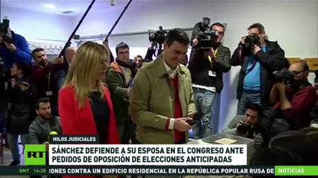Sánchez defiende a su esposa en el Congreso ante los pedidos de la oposición de elecciones anticipadas
