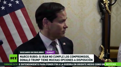 Rubio: Si Irán no cumple los compromisos, Trump tiene muchas opciones a disposición