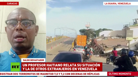 Profesor haitiano relata su situación y la de otros extranjeros en Venezuela