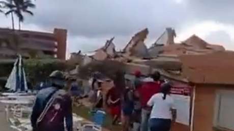 VIDEOS: Surgen primeras imágenes del daño en zona turística de Venezuela tras doblete sísmico