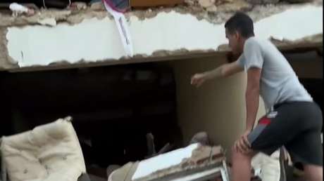 Gritos desde los escombros: desgarrador video de una zona devastada en Venezuela