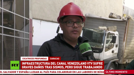 Infraestructura del canal VTV sufre graves daños tras los terremotos en Venezuela, pero sigue trabajando