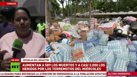 Aumentan a 589 los muertos y casi 3.000 los heridos por los terremotos en Venezuela