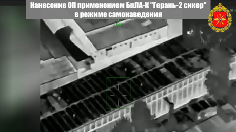 VIDEO: Drones rusos arrasan un centro de abastecimiento de las fuerzas ucranianas