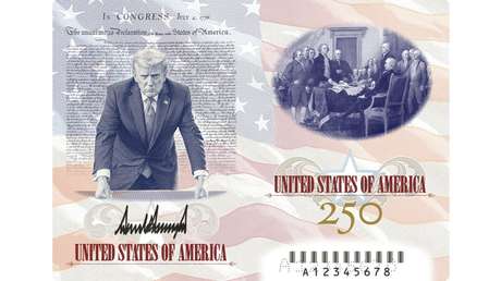 FOTO: Trump pone su propia imagen dentro del nuevo pasaporte de EE.UU. con una advertencia para los visitantes
